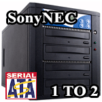 1 to 2 CD DVD Duplicator w/SonyNEC Drive