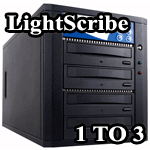 1 to 3 Lightscribe CD DVD Duplicator