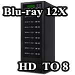 HD to 8 Blu-ray Duplicator